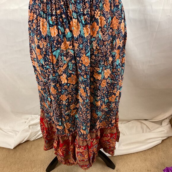 Baltic Born Floral Maxi Dress - Red and Blue - Picture 13 of 15